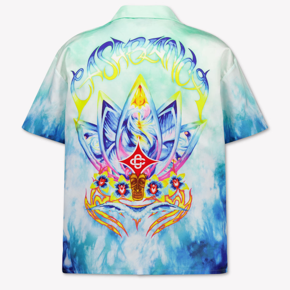 CASABLANCA Kids Boys Blouse In Mint