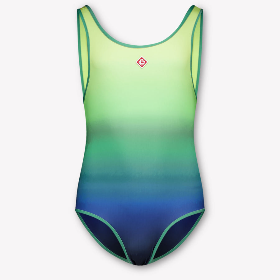 CASABLANCA Kids Girls Swimwear In Blue