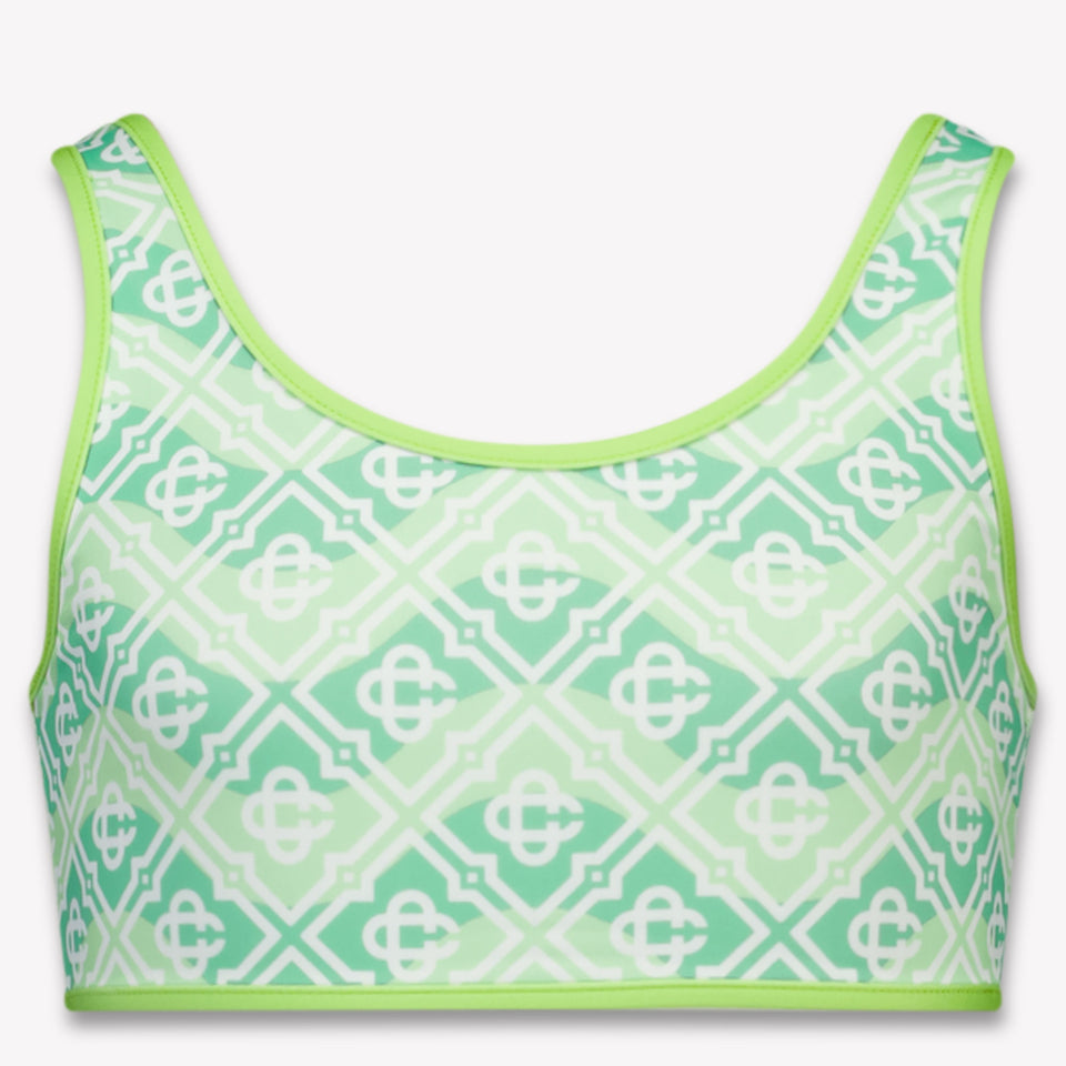 CASABLANCA Kids Girls Swimwear In Green