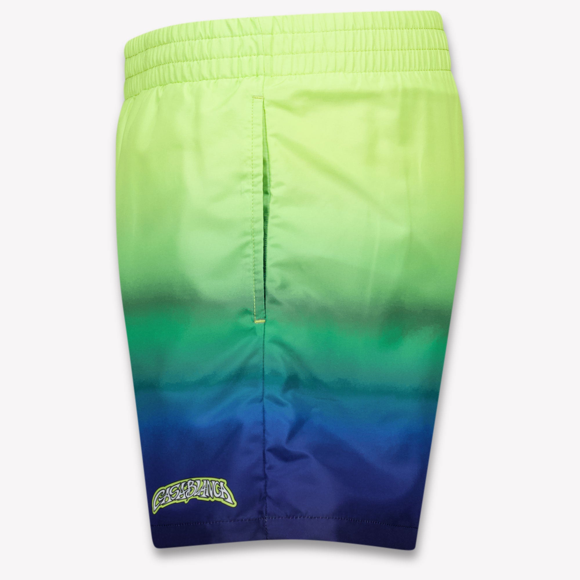 CASABLANCA Kids Boys Swimwear In Lime