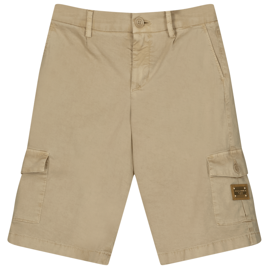 Dolce & Gabbana Kinder Jongens Shorts Beige 2Y