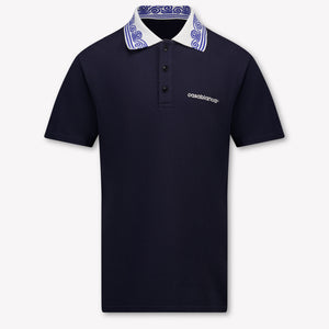 Casablanca Kinder Unisex Polo In Navy