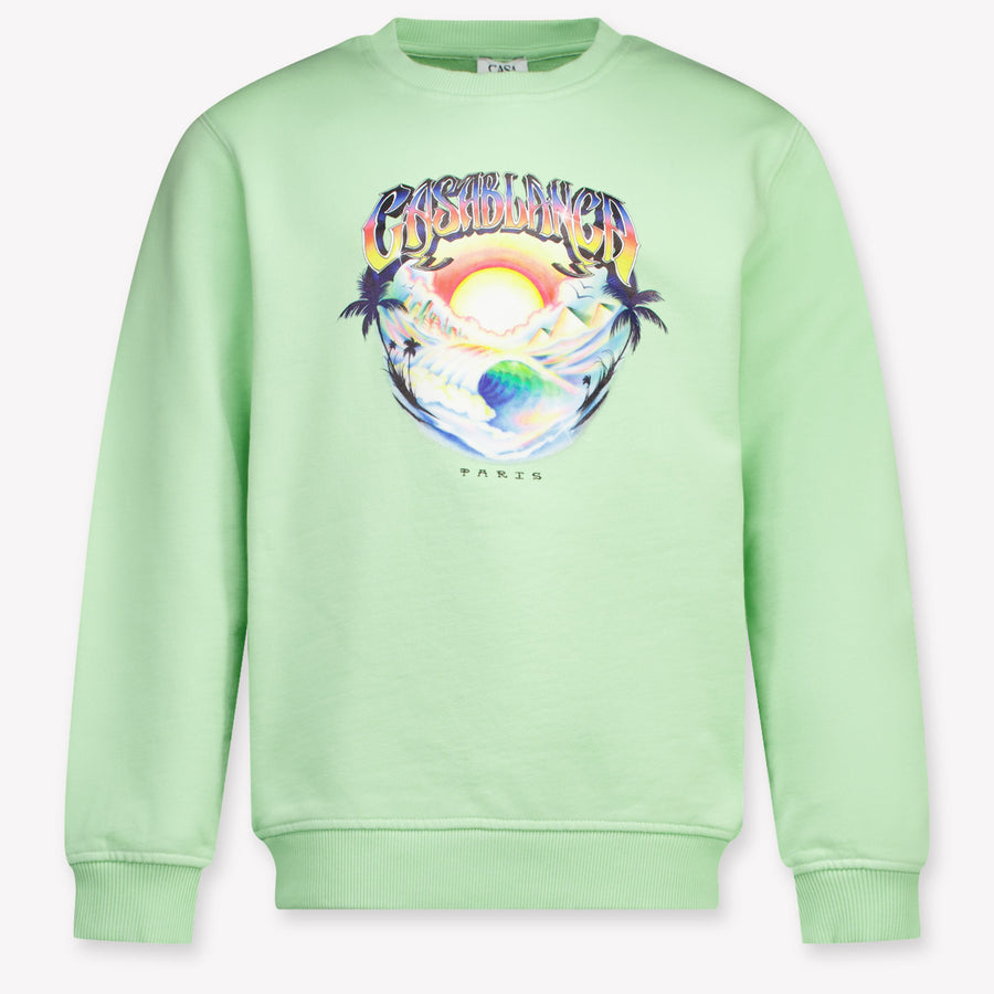 Casablanca Boys Sweater in Green