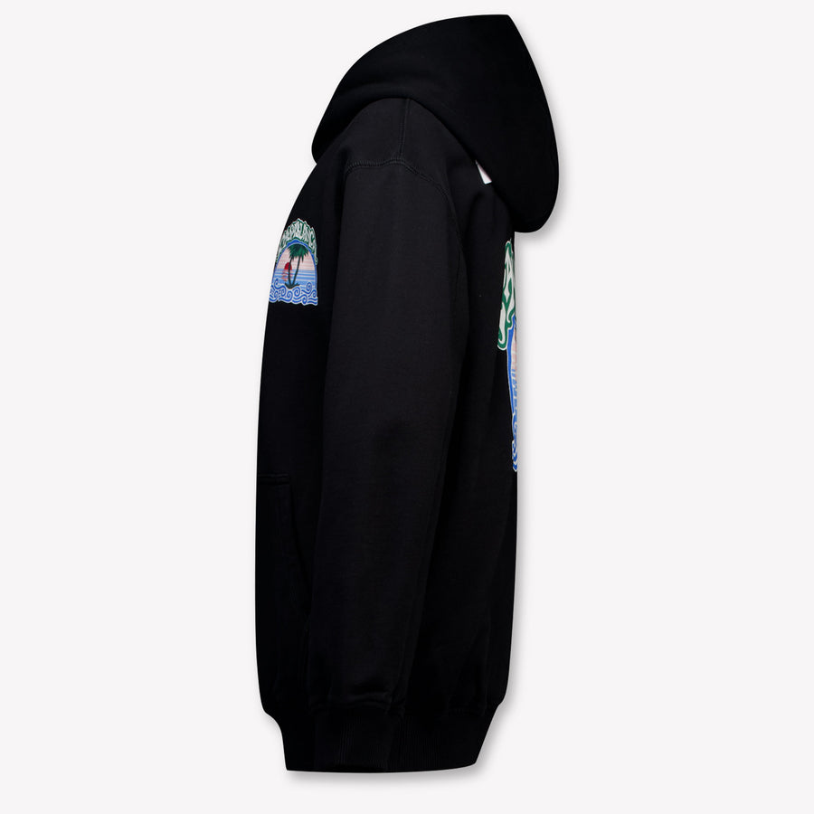 CASABLANCA Kids Boys Sweater In Black