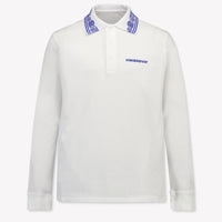 CASABLANCA Kids Boys Polo In White