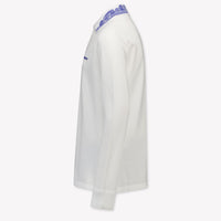 CASABLANCA Kids Boys Polo In White