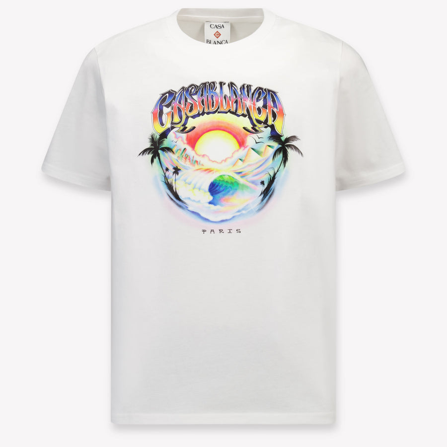Casablanca Boys T-Shirt in White