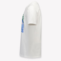 CASABLANCA Kids Unisex T-Shirt In White