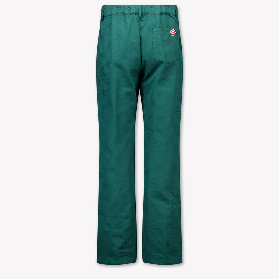 CASABLANCA Kids Boys Pants In Dark Green
