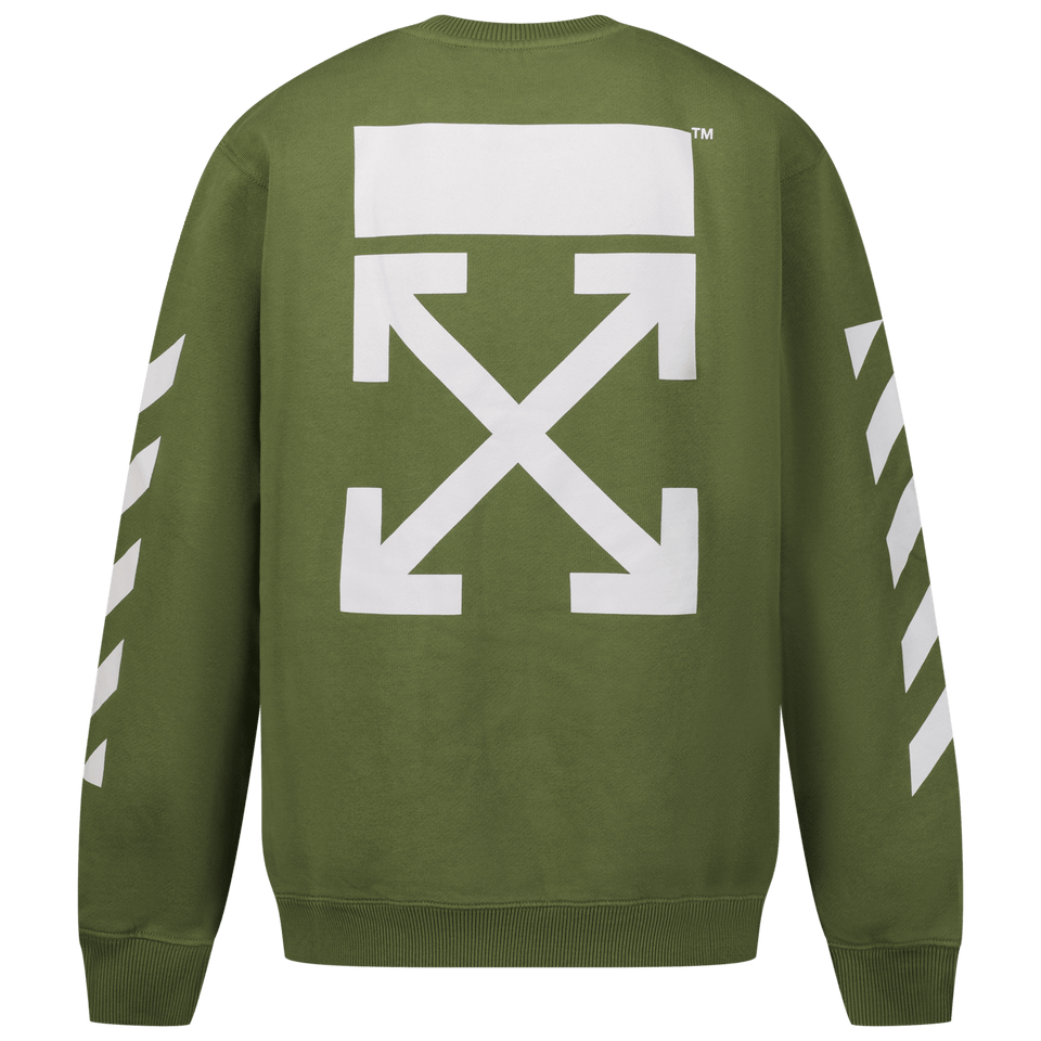 Off-White Kids Boys Sweater Army