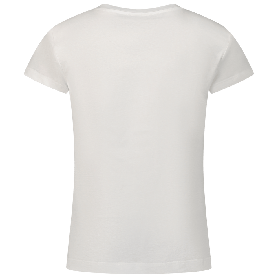 Balmain Kinder Meisjes T-Shirt Wit