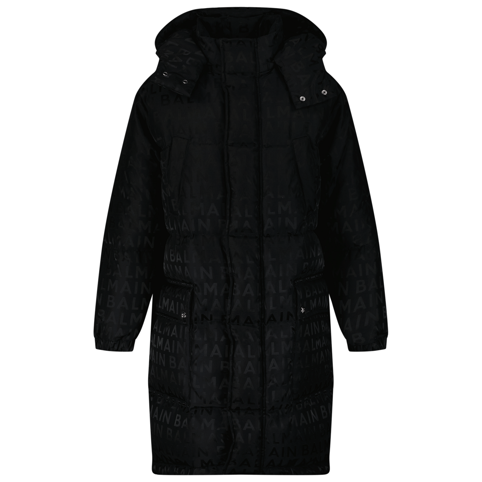 Balmain Kids Boys Coat Black