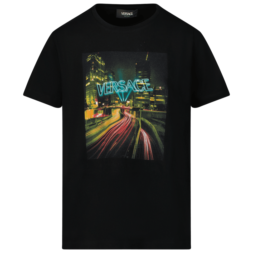 Versace Kids Unisex T-Shirt Black