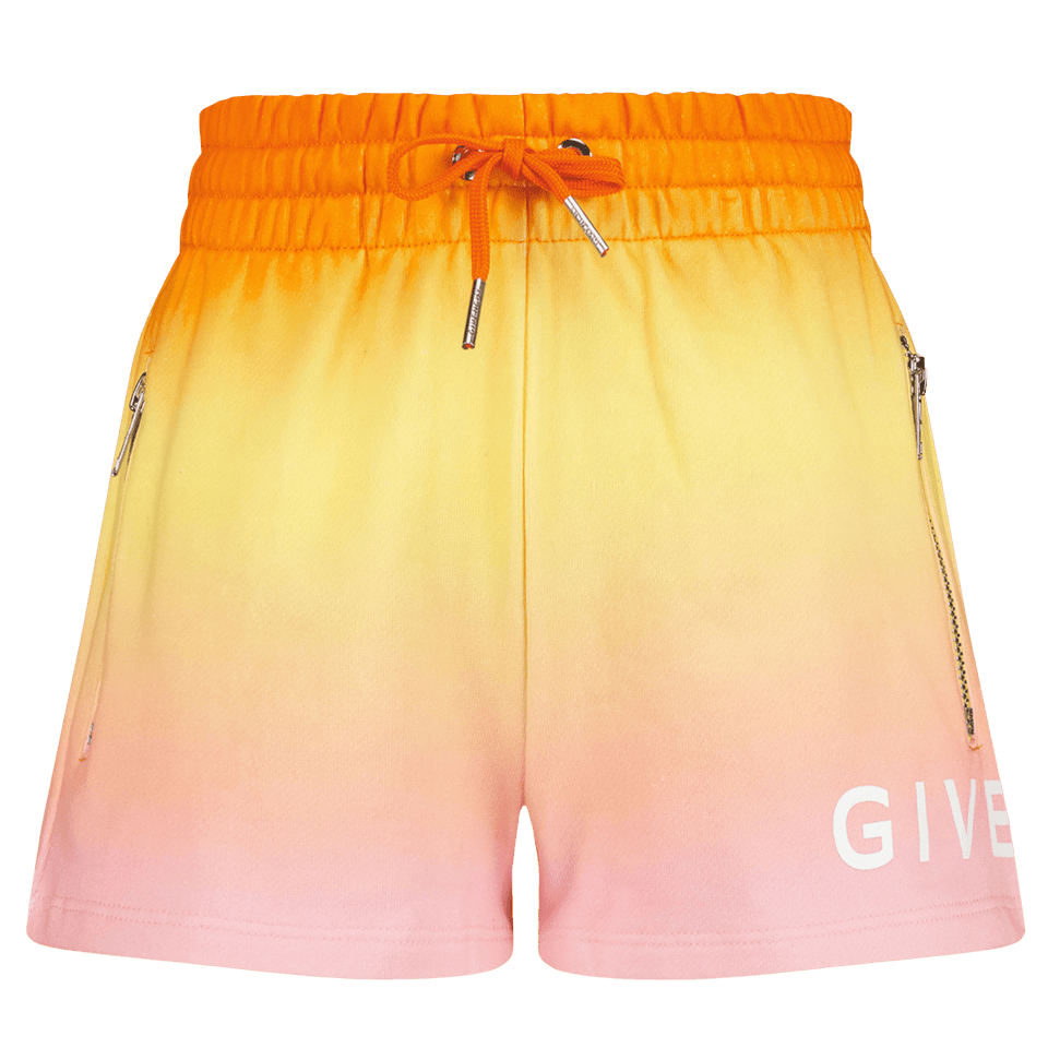 Givenchy Kinder Meisjes Shorts Geel 4Y
