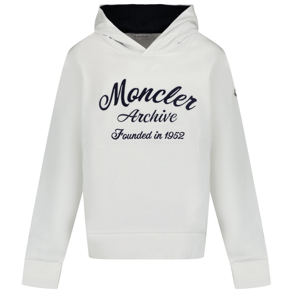 Moncler Kinder Unisex Trui Off White - Superstellar