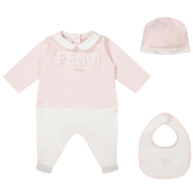 Fendi kızlar kutu paketi açık pembe