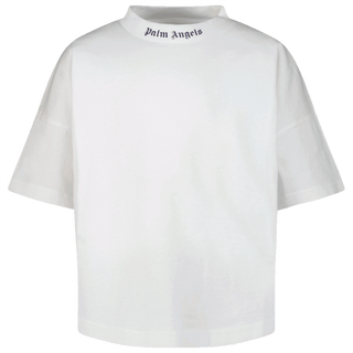Palm Angels Kids Unisex T-Shirt White