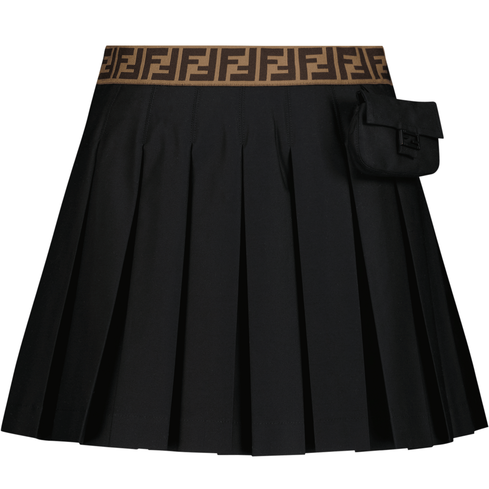 Fendi Kids Girls Skirt Black