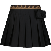 Fendi Children's Girls Skirt Black