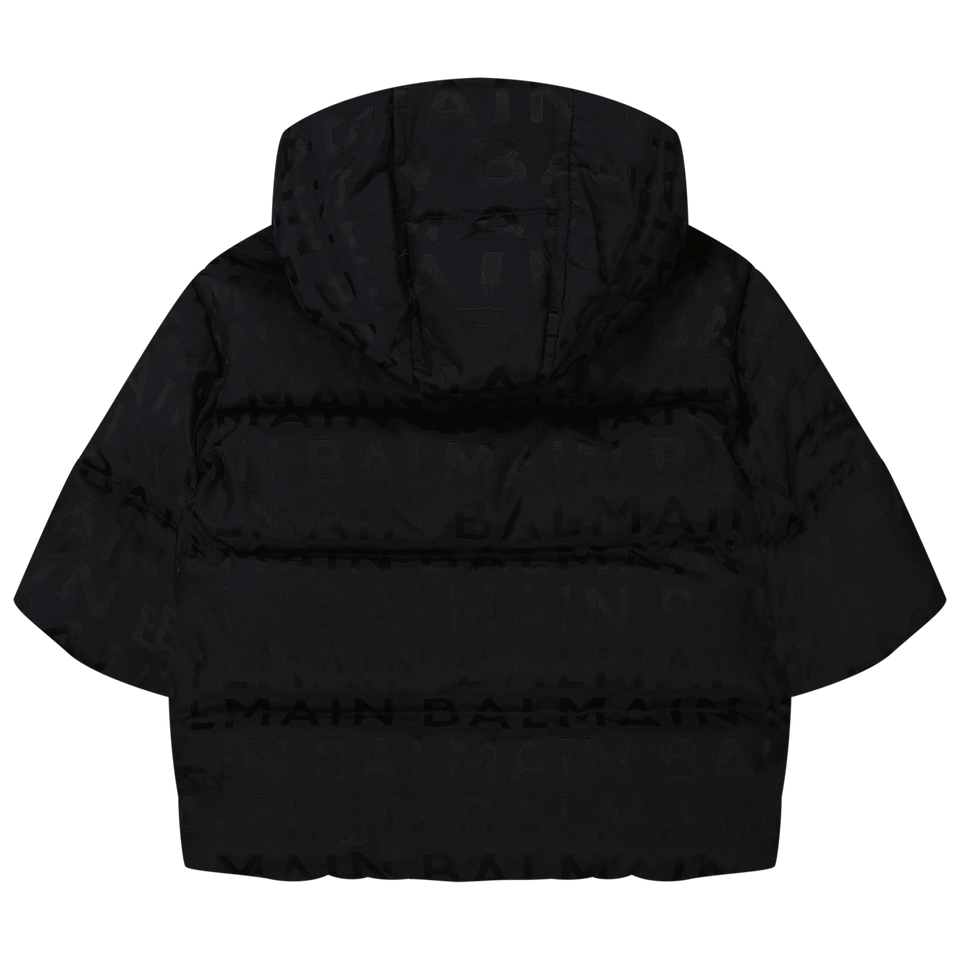 Balmain Baby Unisex Coat Black