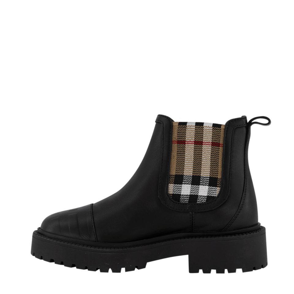 Burberry Kids Unisex Boots Black