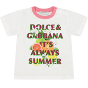 Dolce & Gabbana Bebek Bebek T-Shirt Beyaz