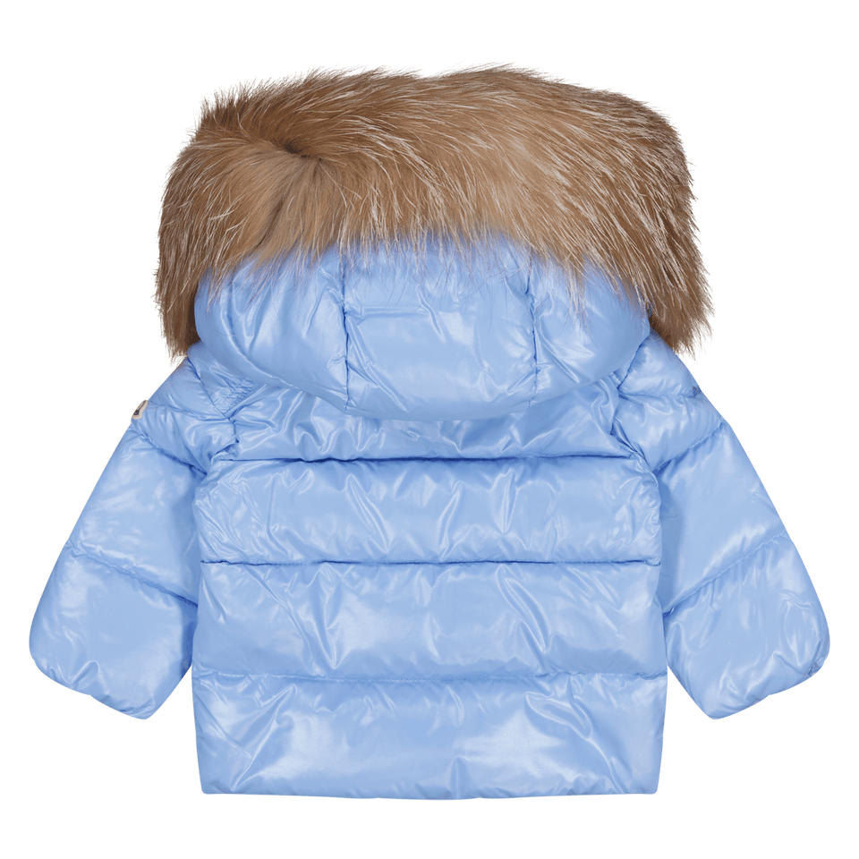 Moncler Baby Unisex Jas Licht Blauw - Superstellar
