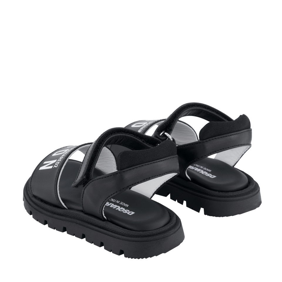 Dsquared2 Kinder Unisex Sandalen Zwart