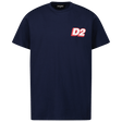 Dsquared2 Kids Unisex T-Shirt Cobalt Blue