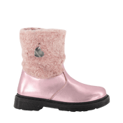 Monennalisa Children's Girls Boots Light Pink