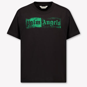 Palm Angels Kids Unisex T-Shirt In Black