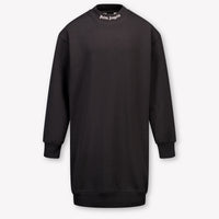 Palm Angels Kids Girls Dress In Black
