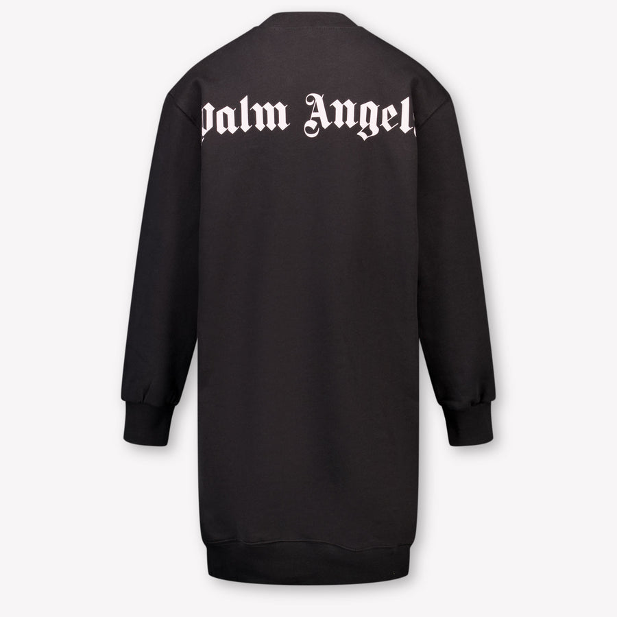 Palm Angels Kids Girls Dress In Black