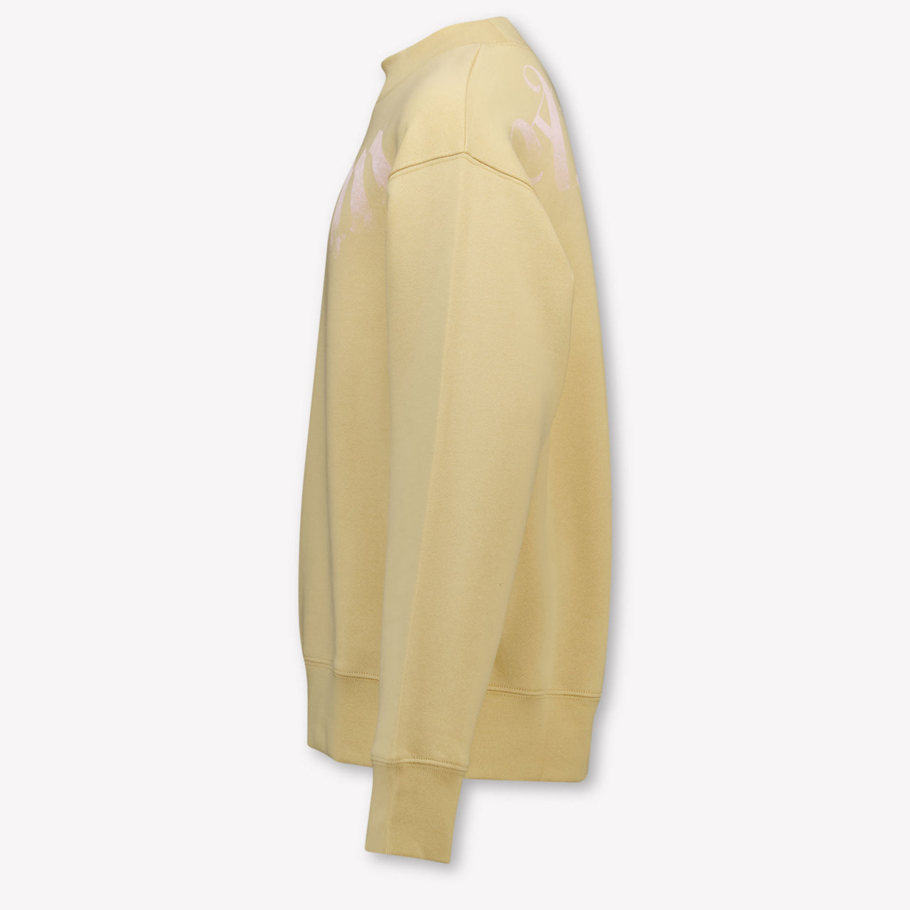 Palm Angels Kids Girls Sweater In Beige