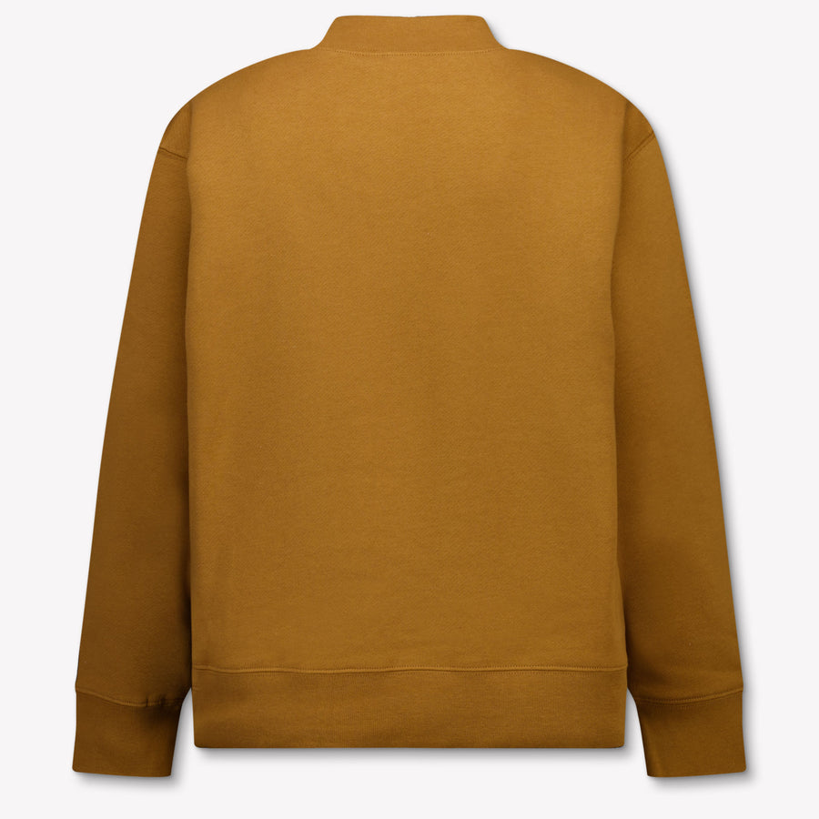 Palm Angels Kids Unisex Sweater In Beige