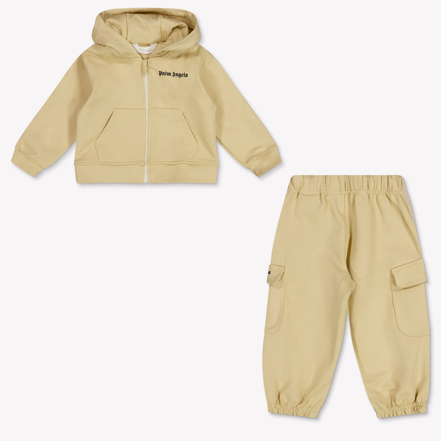 Palm Angels Baby Boys Tracksuit in Beige