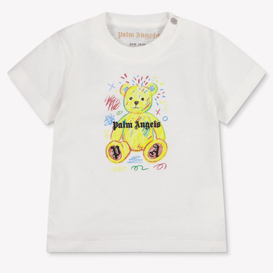 Palm Angels Baby Boys T-Shirt in Off-White