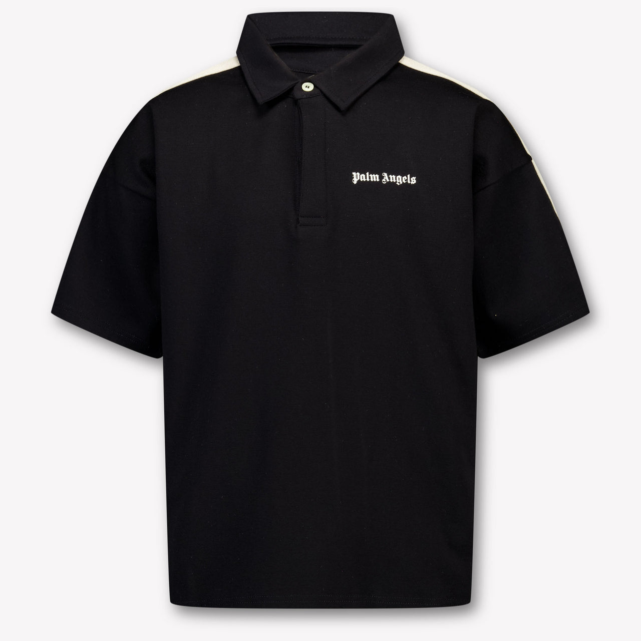Palm Angels Kinder Jongens Polo In Zwart