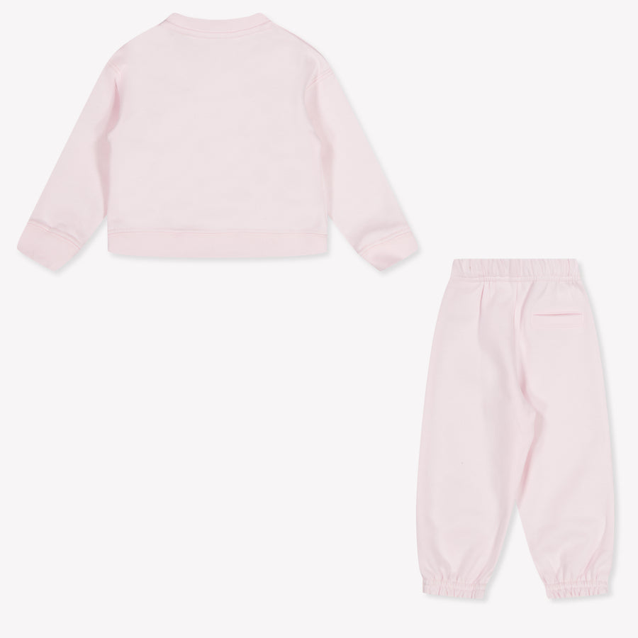 Palm Angels Baby Girls Jogging suit In Light Pink