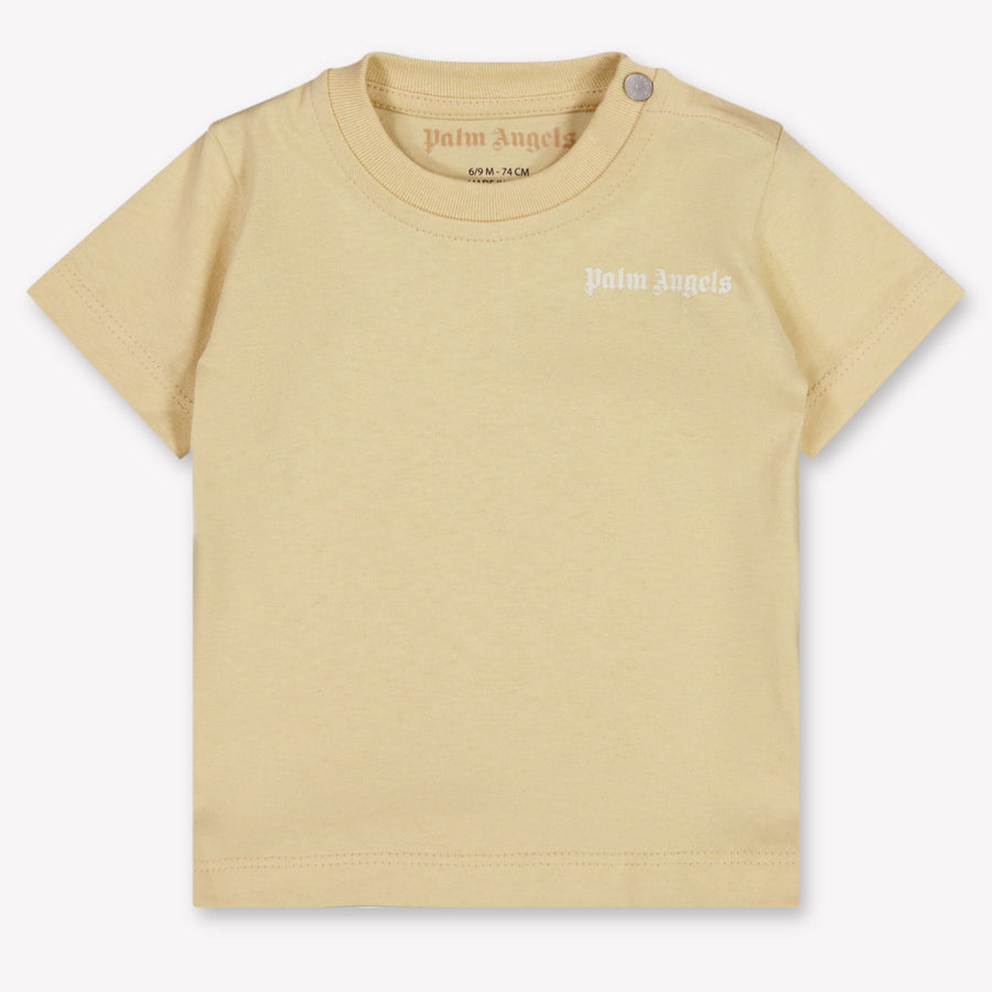 Palm Angels Baby Boys T-Shirt in Beige