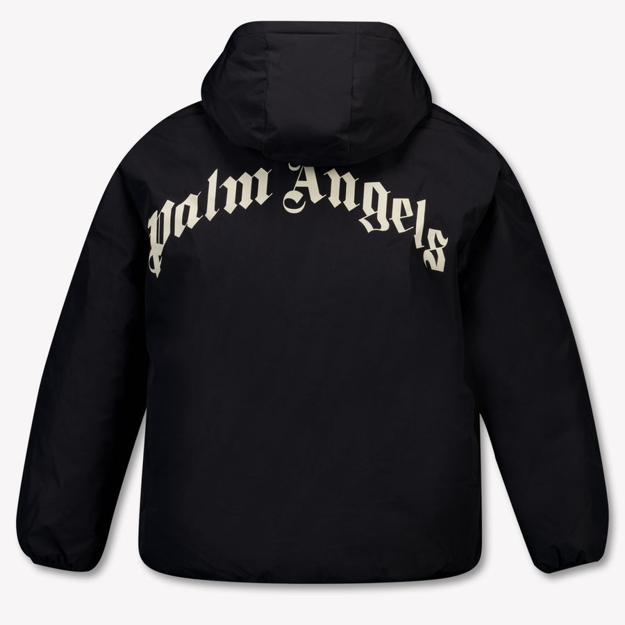 Palm Angels Kinder Jongens Winterjas In Zwart
