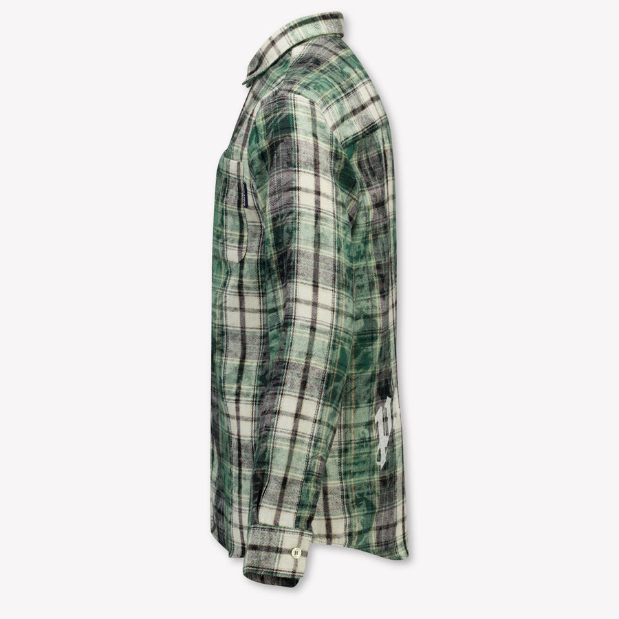 Palm Angels Kinder Jongens Blouse In Groen