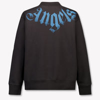 Palm Angels Kids Boys Sweater In Black