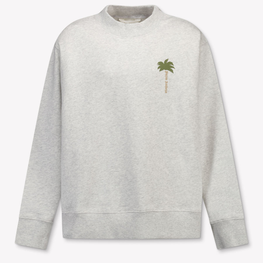 Palm Angels Kids Unisex Sweater In Gray