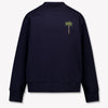 Palm Angels Kids Unisex Sweater In Navy