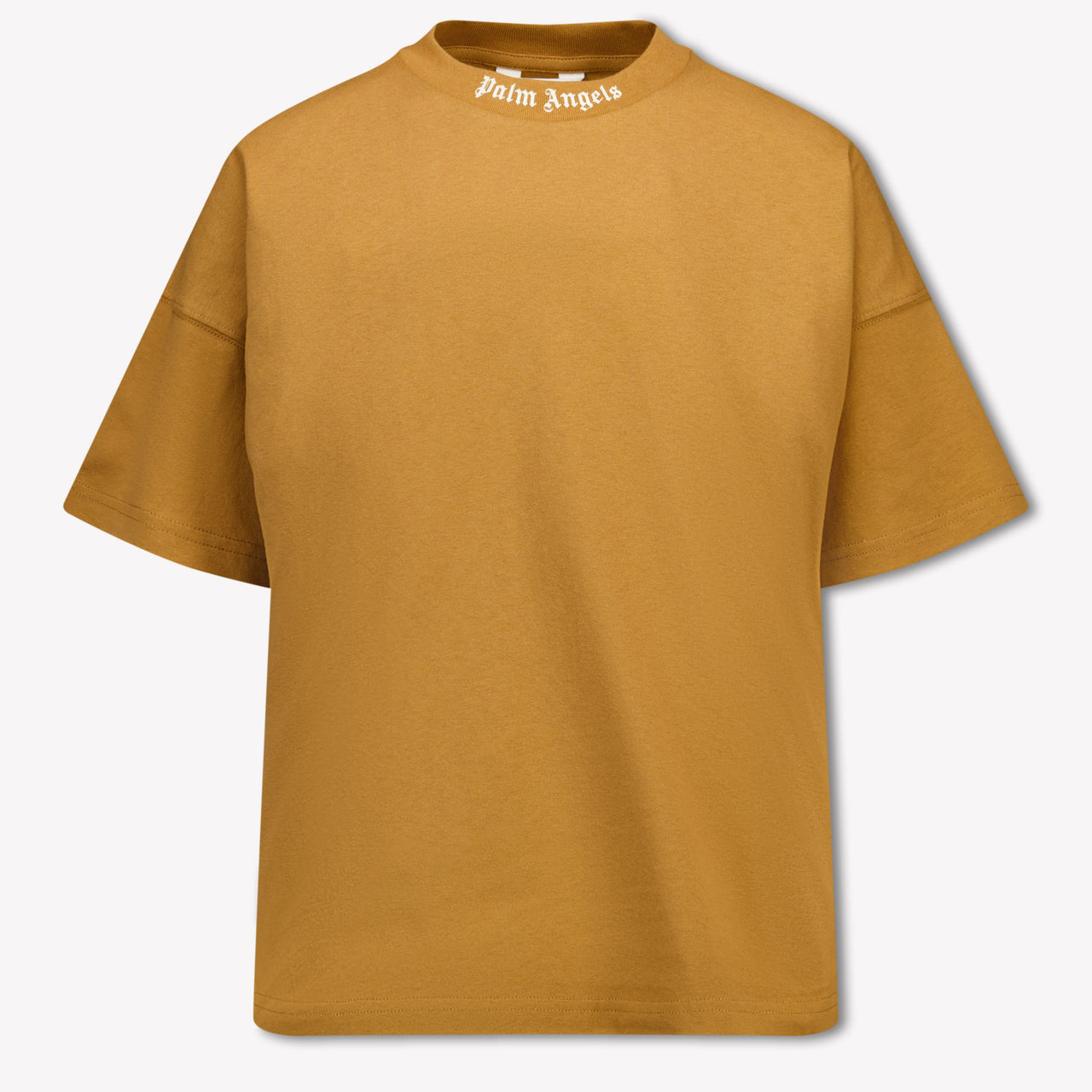 Palm Angels Kids Boys T-Shirt In Beige