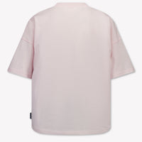 Palm Angels Kids Girls T-Shirt In Light Pink