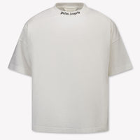Palm Angels Kinder Jongens T-Shirt In Wit