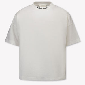 Palm Angels Kinder Jongens T-Shirt In Wit