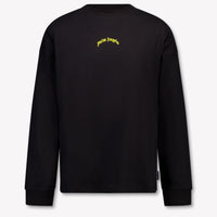Palm Angels Kinder Unisex T-Shirt In Zwart